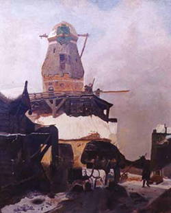 LazaR's first oil painting