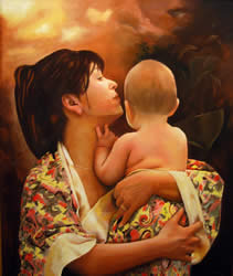 El Nido | Oil on canvas - 30 x 25 inch