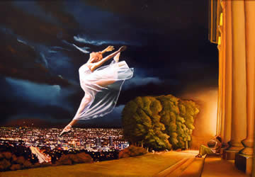Flying without wings | Oil on canvas - 20 x 28 inch